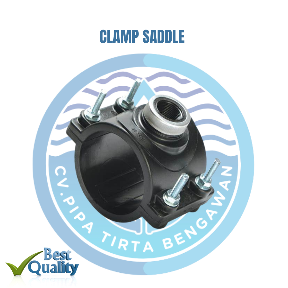 CLAMP SADDLE HDPE 200 MM x 20 MM (8" x 1/2")