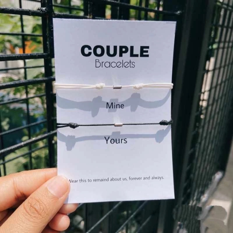 Gelang Couple  Minimalis Tabung mine & yours| Gelang couple Tabung