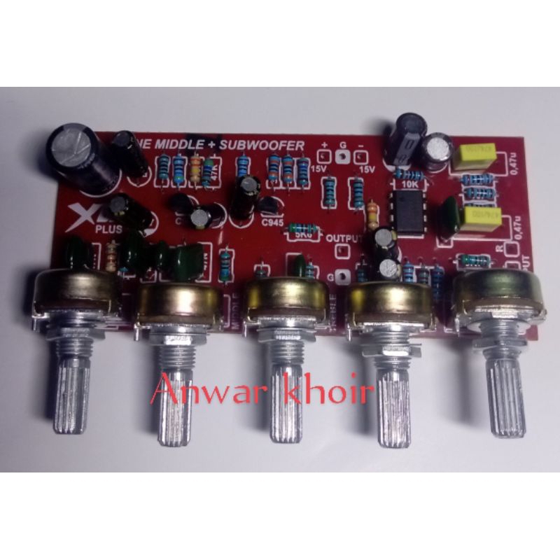 KIT TONE CONTROL MONO XBR/ TONE CONTROL XBR MIDLE + SUBWOOFER