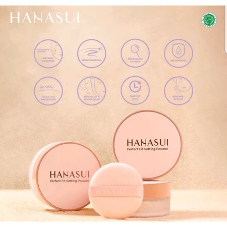 HANASUI PERFECT FIT SETTING POWDER/ BEDAK TABUR HANASUI/ POWDER HANASUI