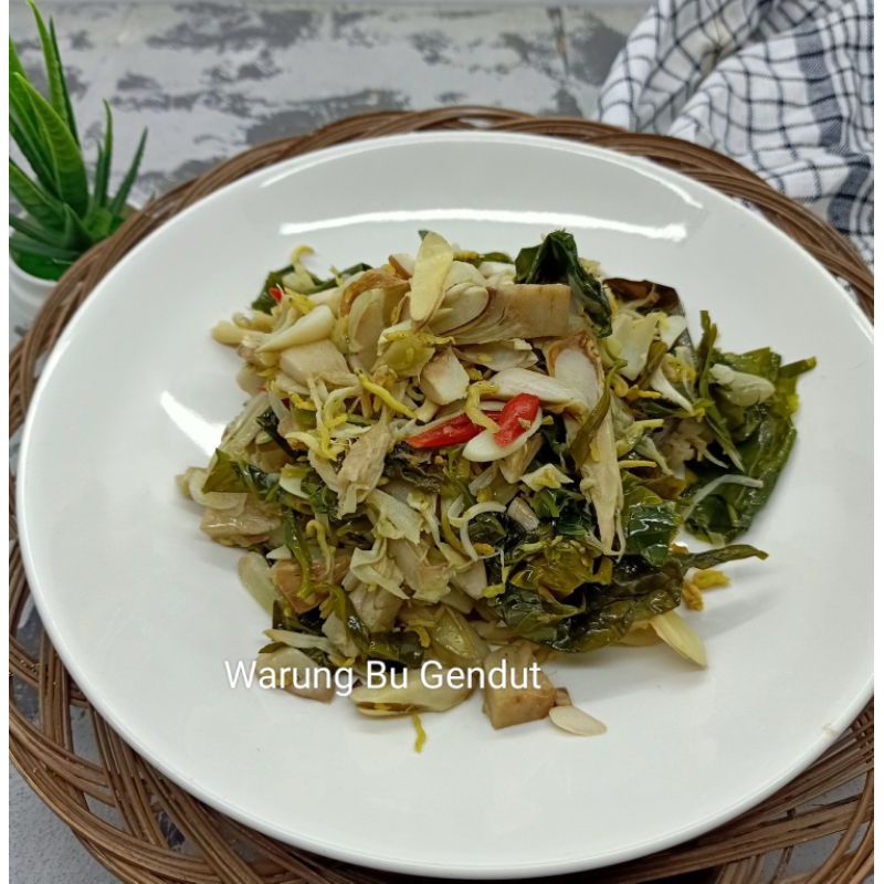 

tumis nangka daun melinjo teri Medan