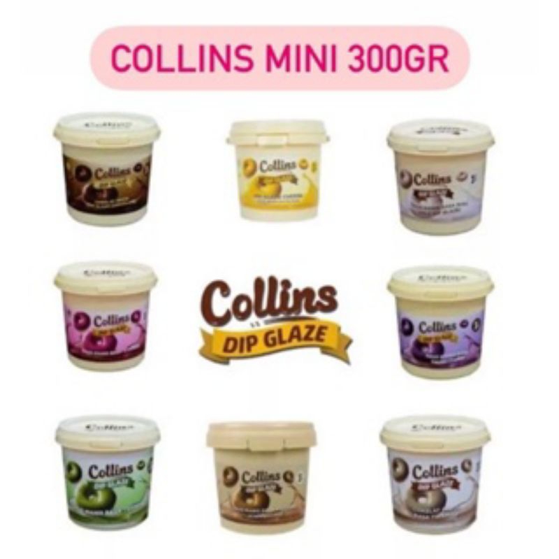 

Collins Glaze 300 Gram full isinya