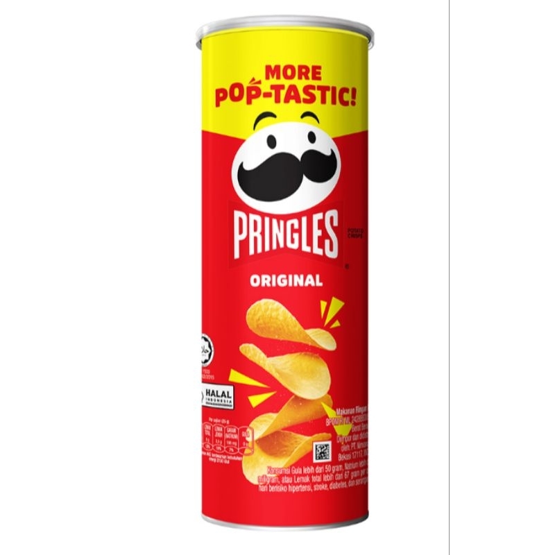 

Pringles Potato Crisps Original keripik kentang 102 gram kaleng