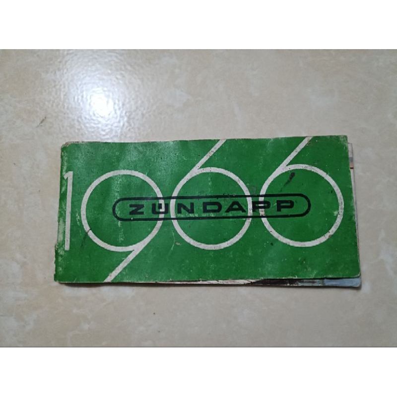

zundapp kalender antik 1966 original halaman masih lengkap cocok buat koleksi anda