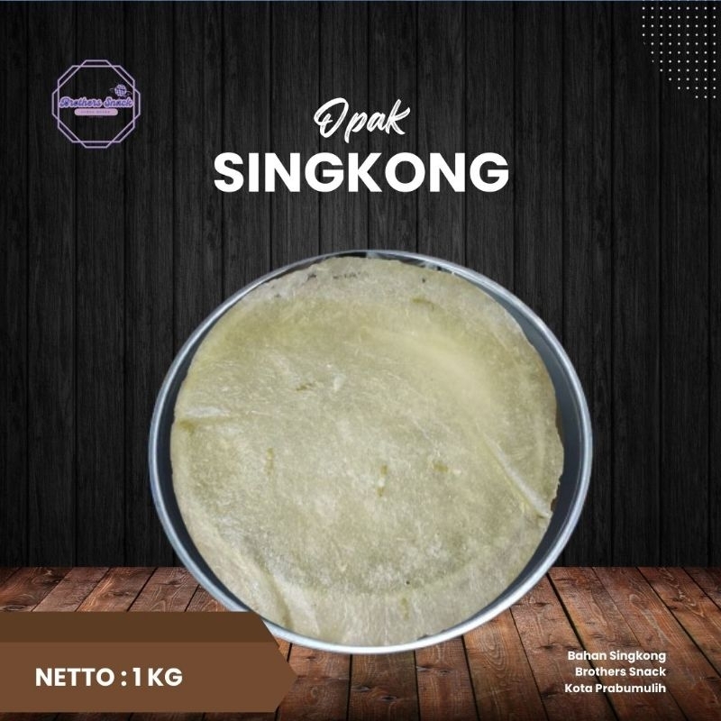 Opak Singkong/Ubi Mentah Ukuran besar 1kg