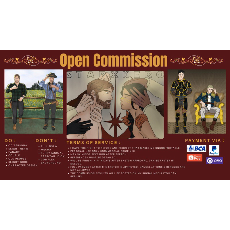 

Commission Open - Jasa Gambar