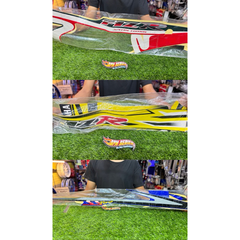 striping strip Fizr f1zr pis r sticker yamaha tahun 1997 1999 2000 2002 2003 2004 2005 biru merah ku