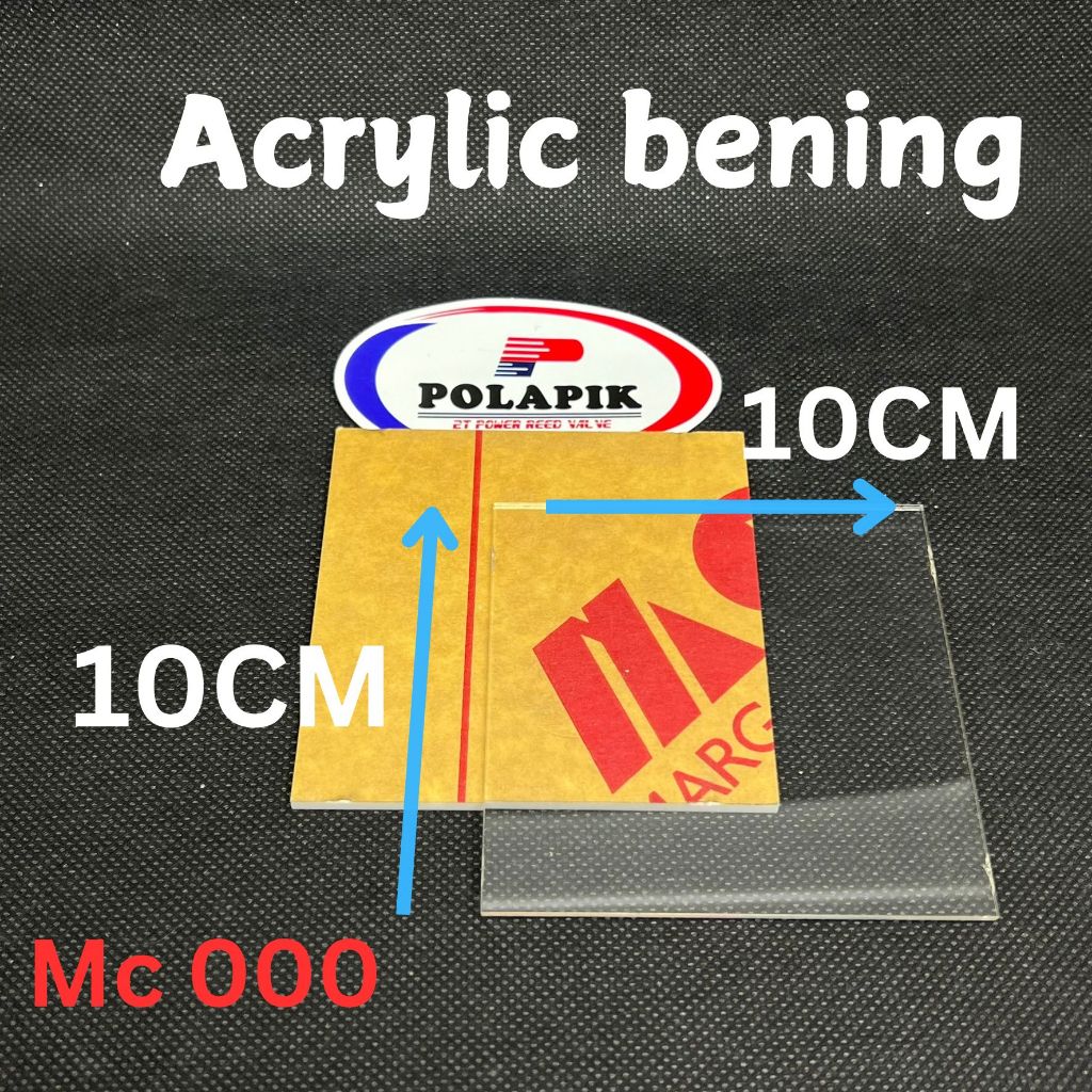 Acrylic Akrilik Bening 10cm X10cm  akrilik lembaran 10cm x 10cm costum Laser Cuting Akrilik Lembaran