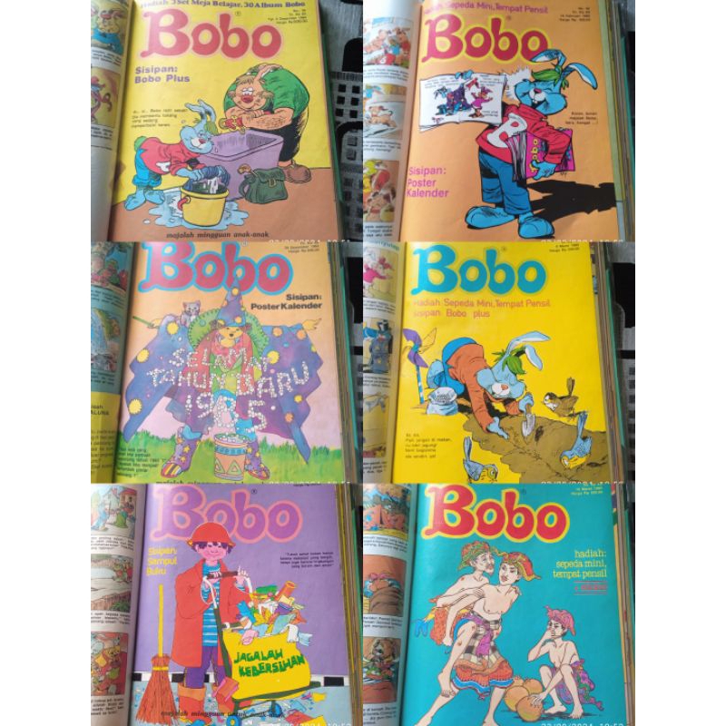 majalah bobo jadul bundel tahun 84-85