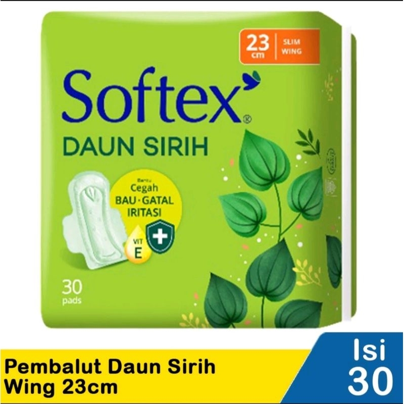 Softex Daun Sirih+Vitamin E 23 cm isi 30 pcs