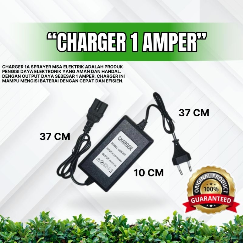 CHARGER 1A SPRAYER MSA ELEKTRIK { Charger sprayer elektrik }