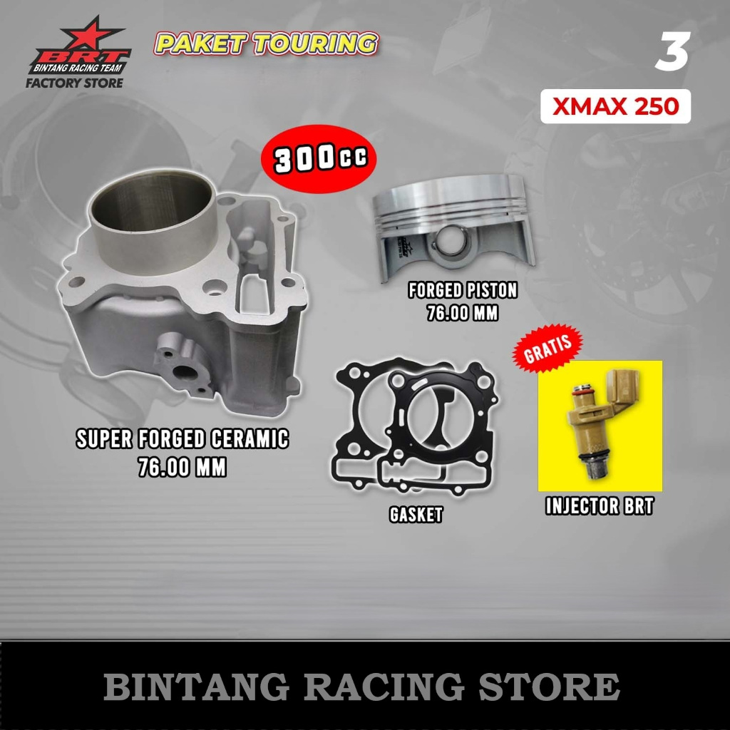 Paket Boreup Touring BRT XMAX 300cc