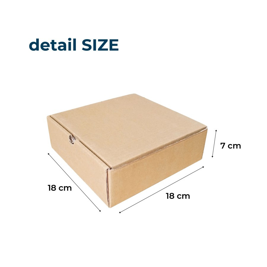 

10 Pcs Box Hampers Baju 18x18x7 Cm Kotak Packing Kosmetik Dus Kemasan Mukena Aksesories Packaging