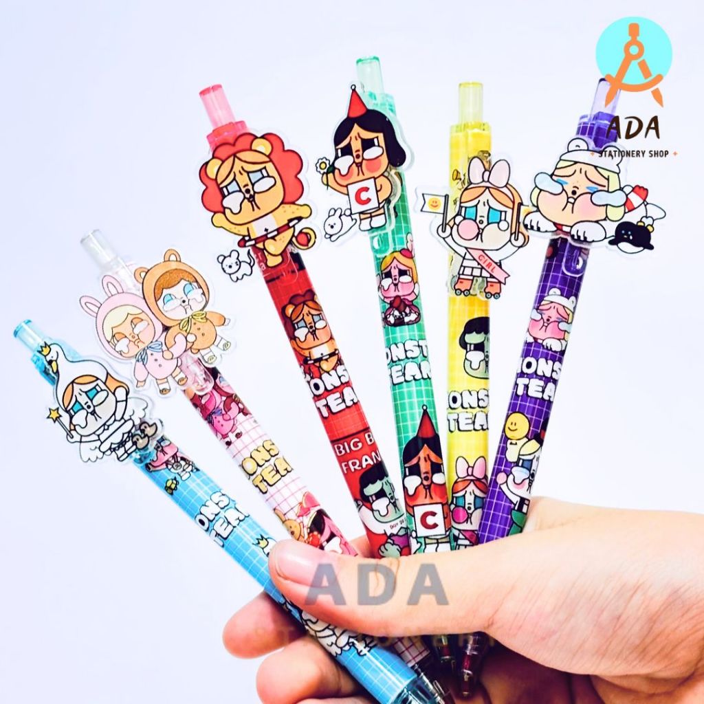 

(1 pc) PEN KLIK CRY BABY- power puff girl / BOLPEN CETEK CRY BABY 80061/GEL PEN