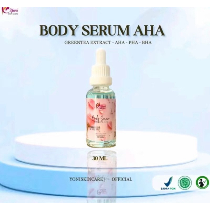 [YONISKINCARE] BODY SERUM KRISTAL | INFUS PUTIH DNA SALMON  30 ML BPOM