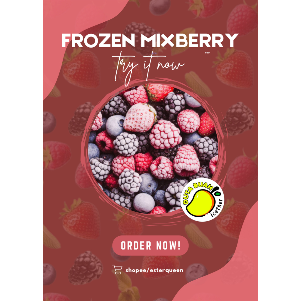 

[FROZENBERRY]1kg|Raspberry/Starwberry/Blueberry/Blackberry|Hingga|Mixberry