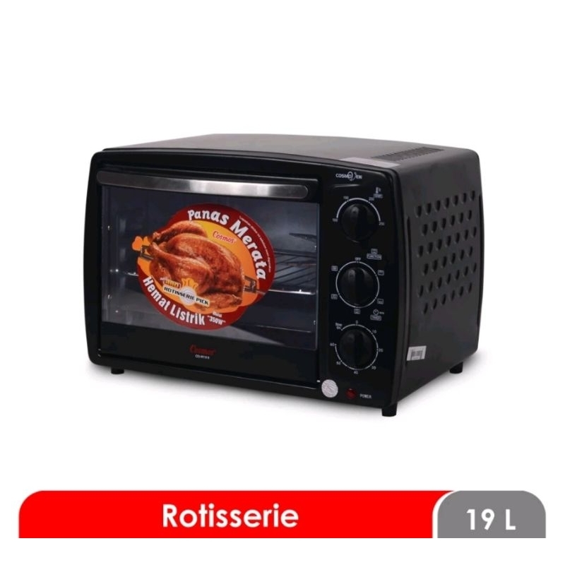 OVEN LISTRIK COSMOS  CO-9919 (19 LITER) oven elektrik cosmos oven pemanggang cosmos oven kue kering 