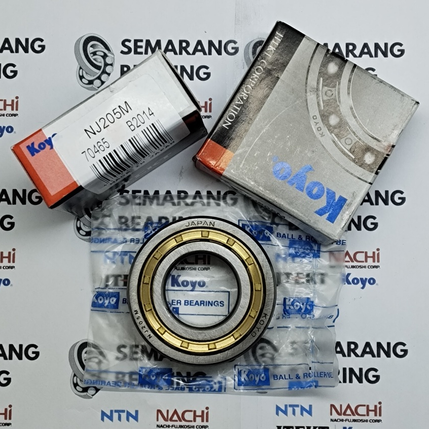 BEARING NJ 205 / NJ205 KOYO JAPAN LAHER CYLINDRICAL ROLLER 25x52x15mm