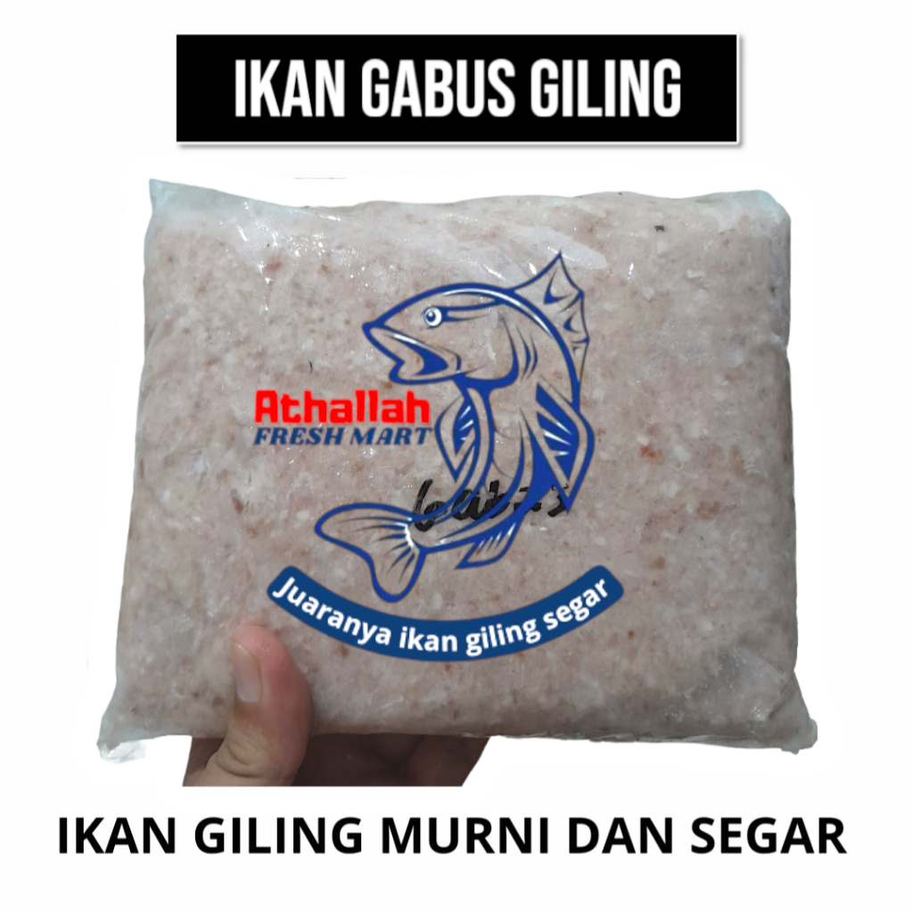 

Ikan Gabus Giling Fresh 1kg