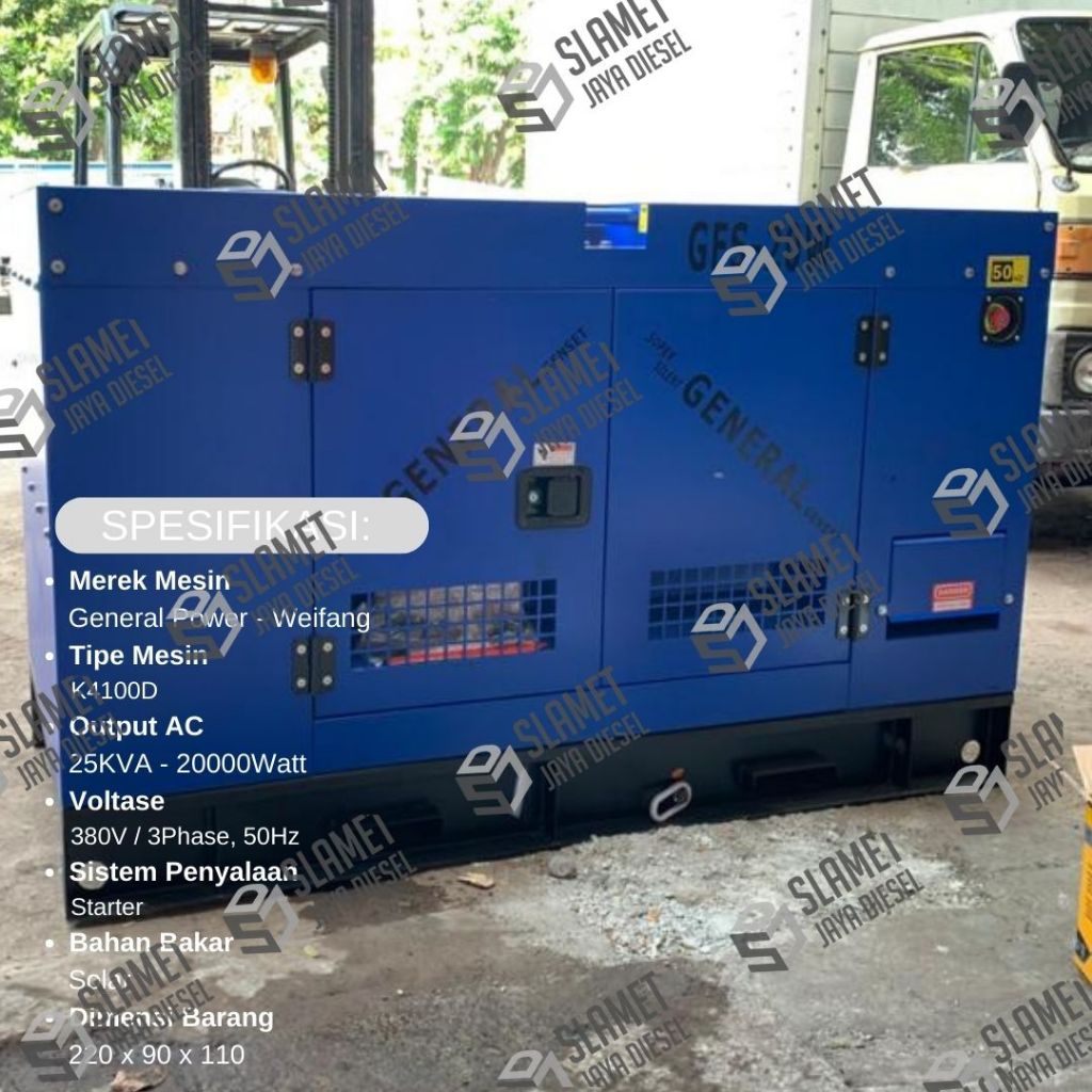Genset Silent General GFS20W - 20000WATT