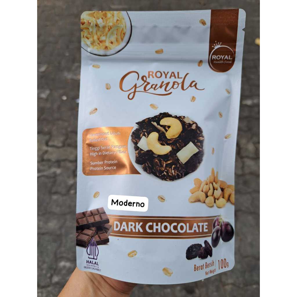 

Royal Granola 100 Gram DARK CHOCOLATE