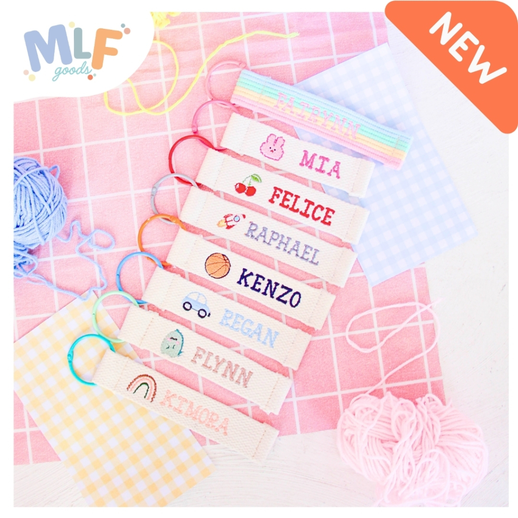 MLF Goods - Custom Bag Tag Anak ( PO 7 HARI KERJA ) / Gantungan Custom / Luggage Tag Custom / Bag Ta