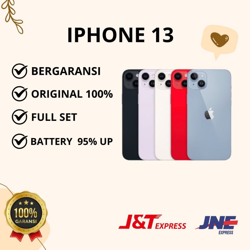 IPHONE 13 SECOND MURAH BERGARANSI 128/256 IPHONE 13 ORIGINAL