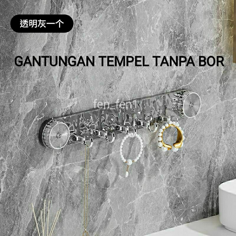Kastok baju gantungan baju / hanger gantungan toilet serbaguna / gantungan handuk kamar mandi tempel