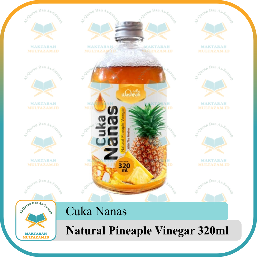 

Cuka Nanas 320ml Washfah Natural Pineaple Vinegar With The Mother | Cuka Nanas Original 320 ml