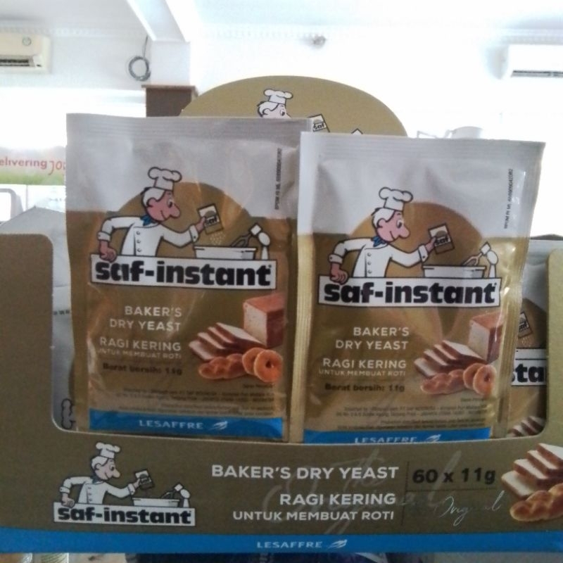 

Saf-Instant Ragi kering Baker's Dry Yeast 1pcs 11g