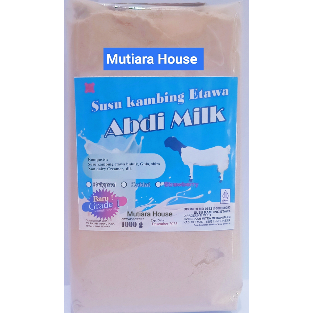

Susu Kambing Etawa Rasa Coklat Grade 1 Isi 1kg