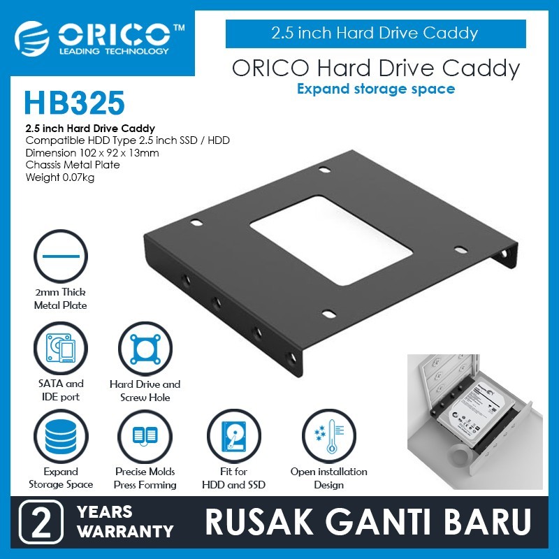 ORICO HB325 2 5 inch Hard Drive Caddy