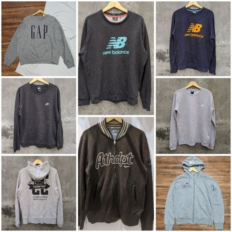 CREWNECK SWEATER HOODIE UNISEX NIKE NEWBALANCE ADIDAS ORIGINAL SECOND