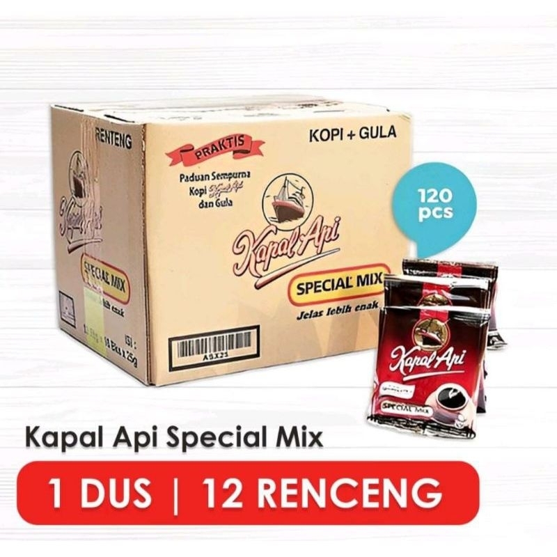 

NG kopi kapal api mix 23 gr 1 dus isi 12 rtg