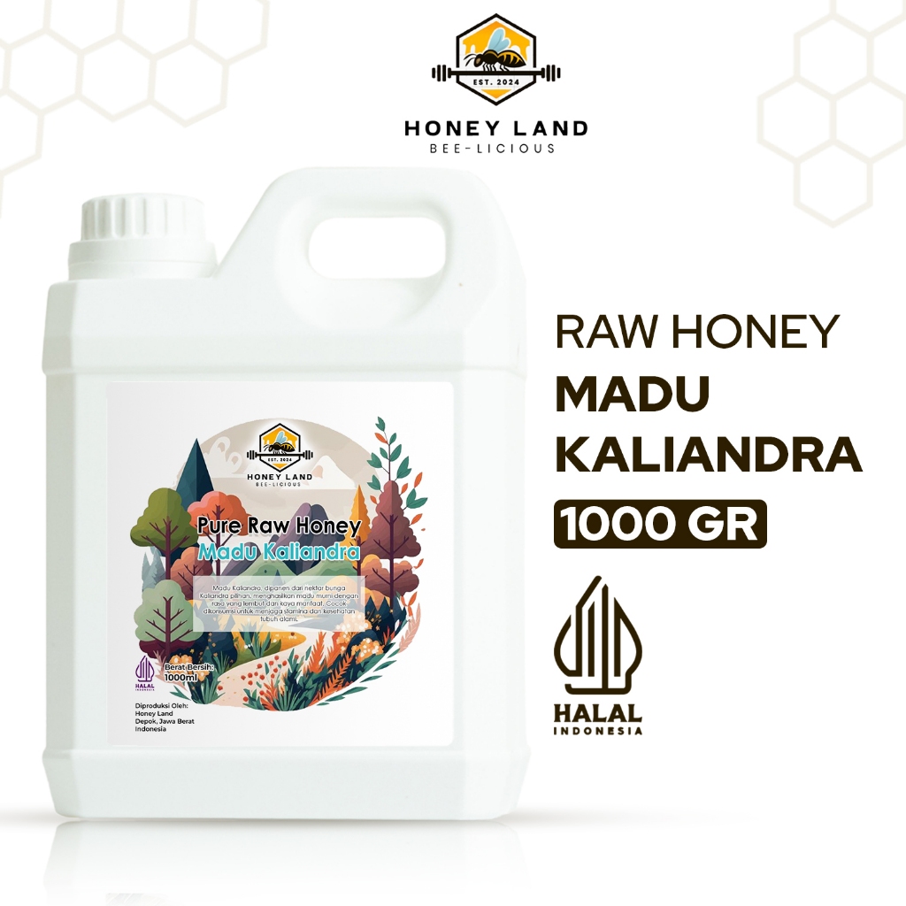 

Honey Land Madu Kaliandra 1000gr