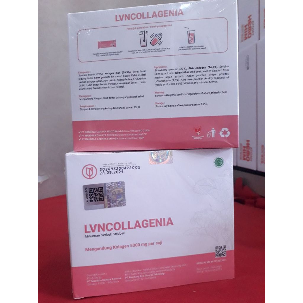 Lvn Collagenia Terbaru Pemutih kulit Original Bergaransi 100%Original