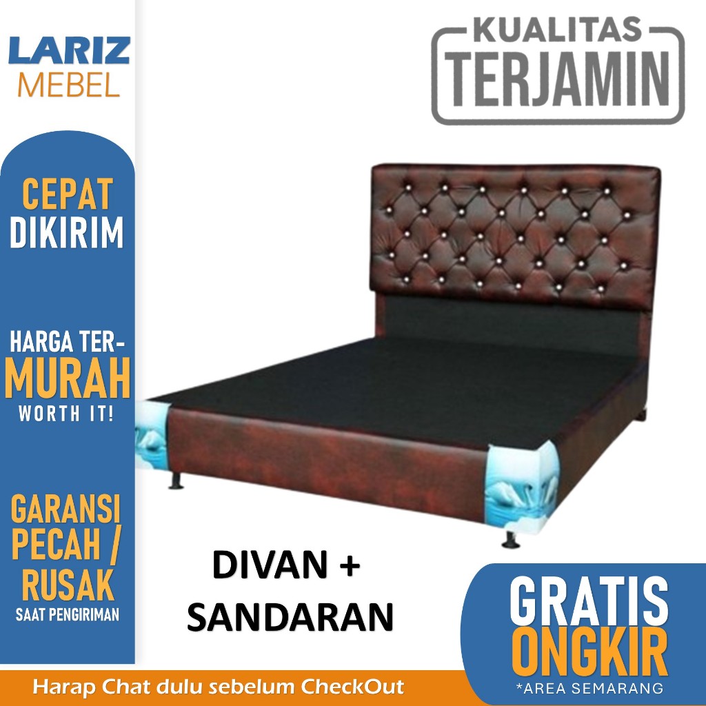 PROMO divan sandaran dipan springbed toko lariz mebel semarang divan murah