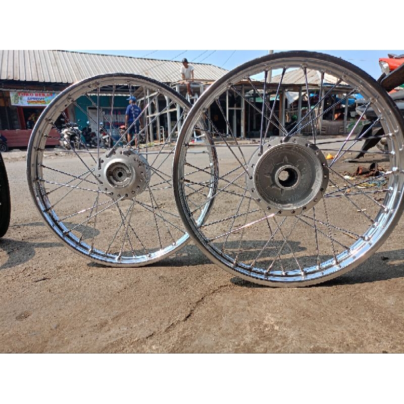 velg jari-jari ring 16 / 17 seset SupraX 125 dd karisma D Supra fit new { Rakitan Spesial }
