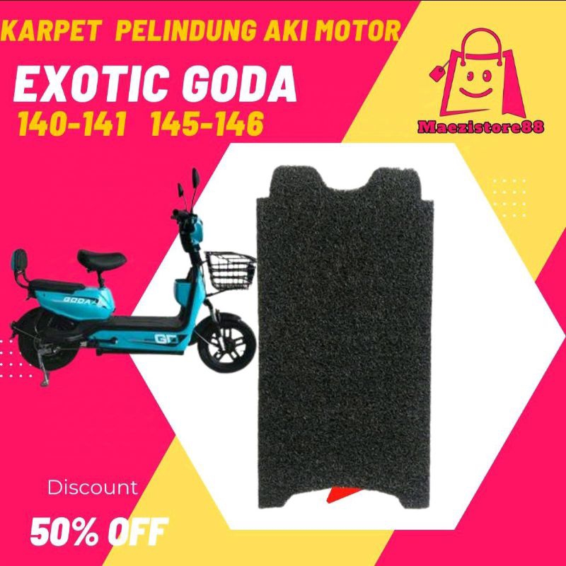 Karpet Alas Kaki sepeda listrik GODA 140 141 145 Premium