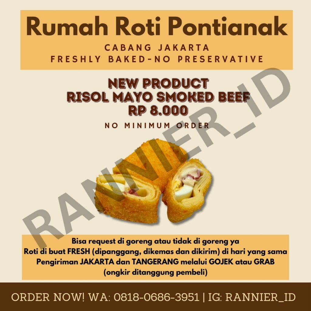 

Risol Mayo Smoked Beef Premium