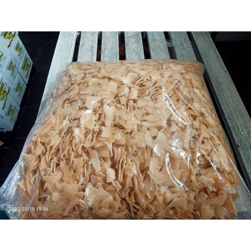 

Kerupuk Udang Patahan/Rempelan Sidoarjo 5kg Khas Karawang