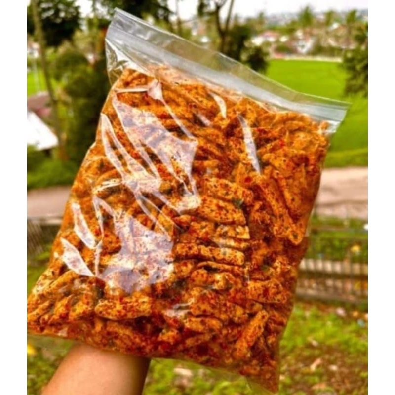 

Basreng Pedas Daun Jeruk 250gram