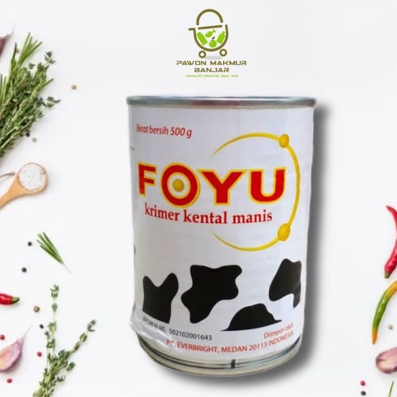 

SUSU KRIMER KENTAL MANIS FOYU KEMASAN KALENG 500gr