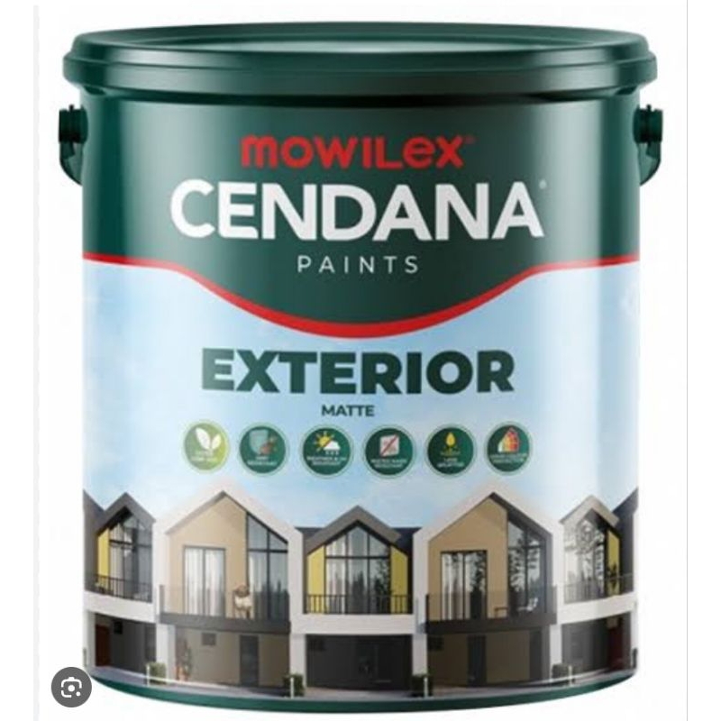 Cat Tembok Cendana Exterior White