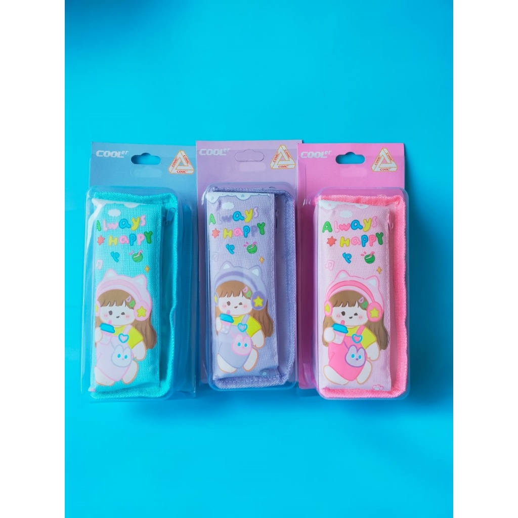 

Kotak pensil Murah bahan kain 2 resleting Karakter Sanrio - tempat pensil karakter sanrio Ritsleting