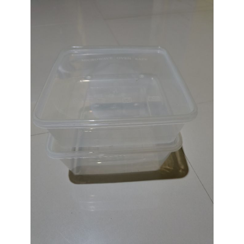 [ECER] DM Thinwall SQUERE / DM SQ  / thin wall food container / thinwall 1500ml sq / dm 1000ml sq