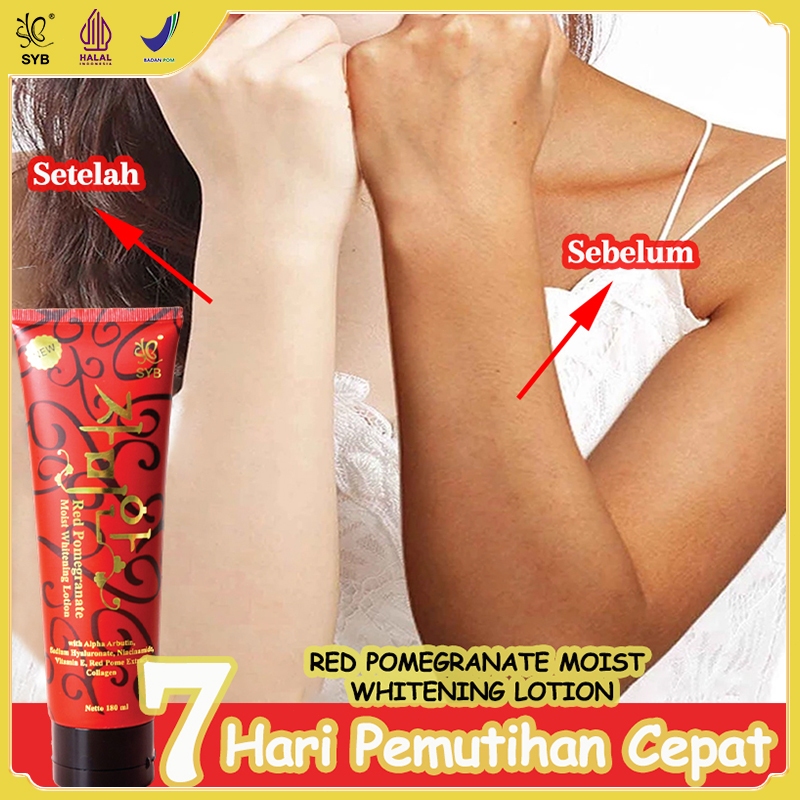 NEW SYB losyen pemutih badan 180ml pemutih miss v lotion pemutih pemutih ketiak ampuh dan cepat hand