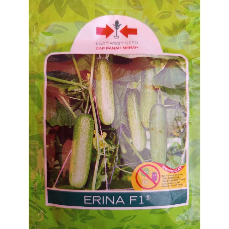 Benih timun baby Erina F1 cap panah merah