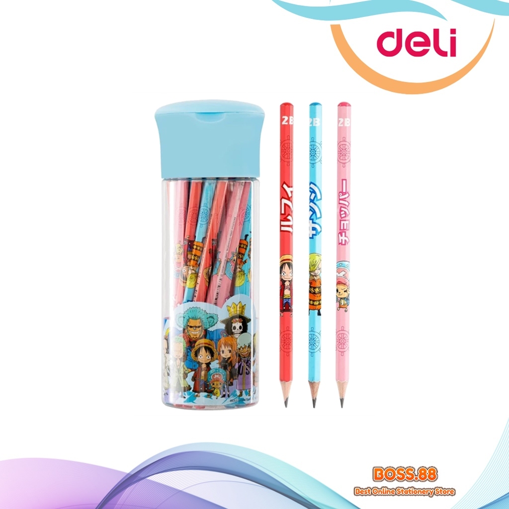 

PENCIL / PENSIL 2B DELI EC-023 ONE PIECE (1 BOX)