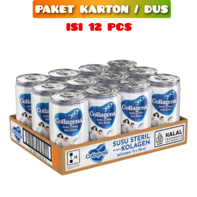 

Collagena Susu Kolagen 189 ml Dus / Karton